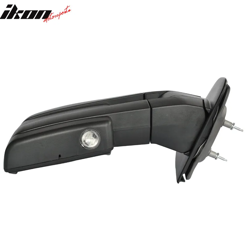 2009-2014 F150 Tow Mirrors Power Heated Turn Signalddle Light Chrome