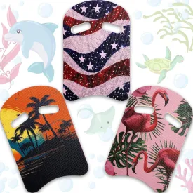 3 Pcs Swimming Kickboards One Size Fits All Swimming Kickboard for Adult Beginners EVA Foam Swim Kick Board with Removable Handle U Design Float for Sports Pool Training