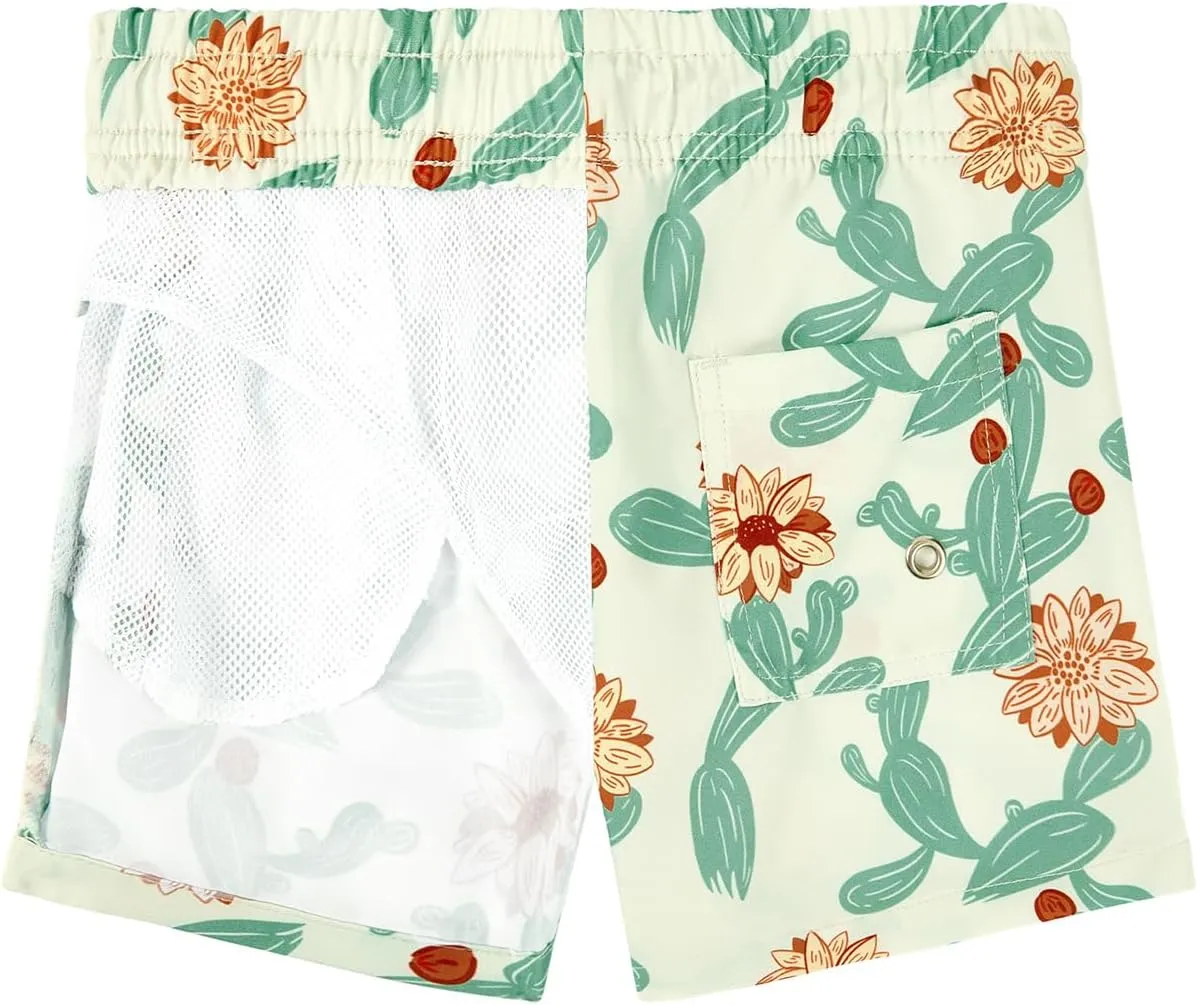 American Trends Boys Swim Trunks Toddler Swim Shorts Bathing Suit Kids Swimsuit Youth Swimwear