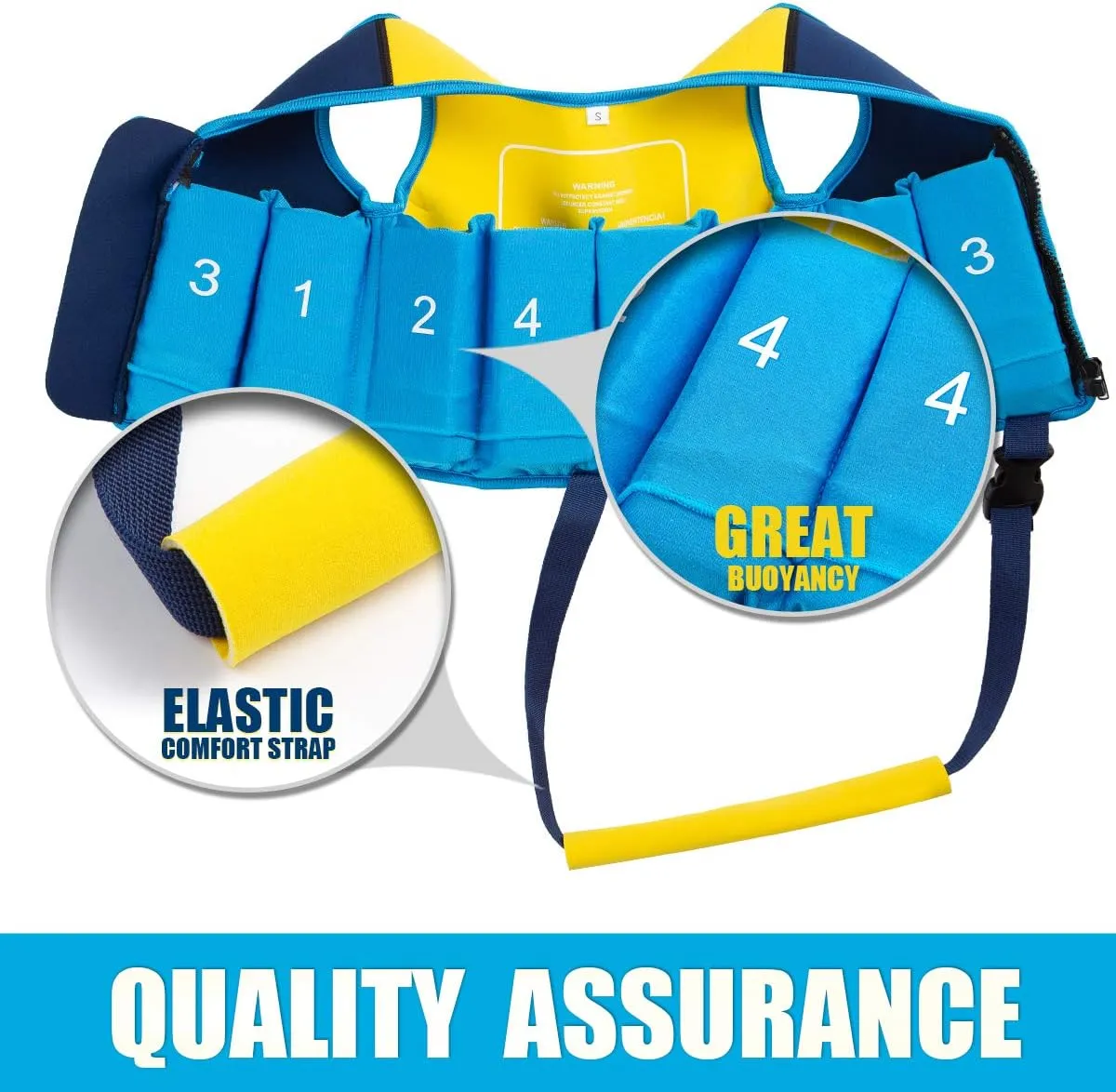 Baby Girl Swim Vest Toddler Swim Vest for Age 18 Months - 2 Years Baby Toddler Fit 20-28 lbs