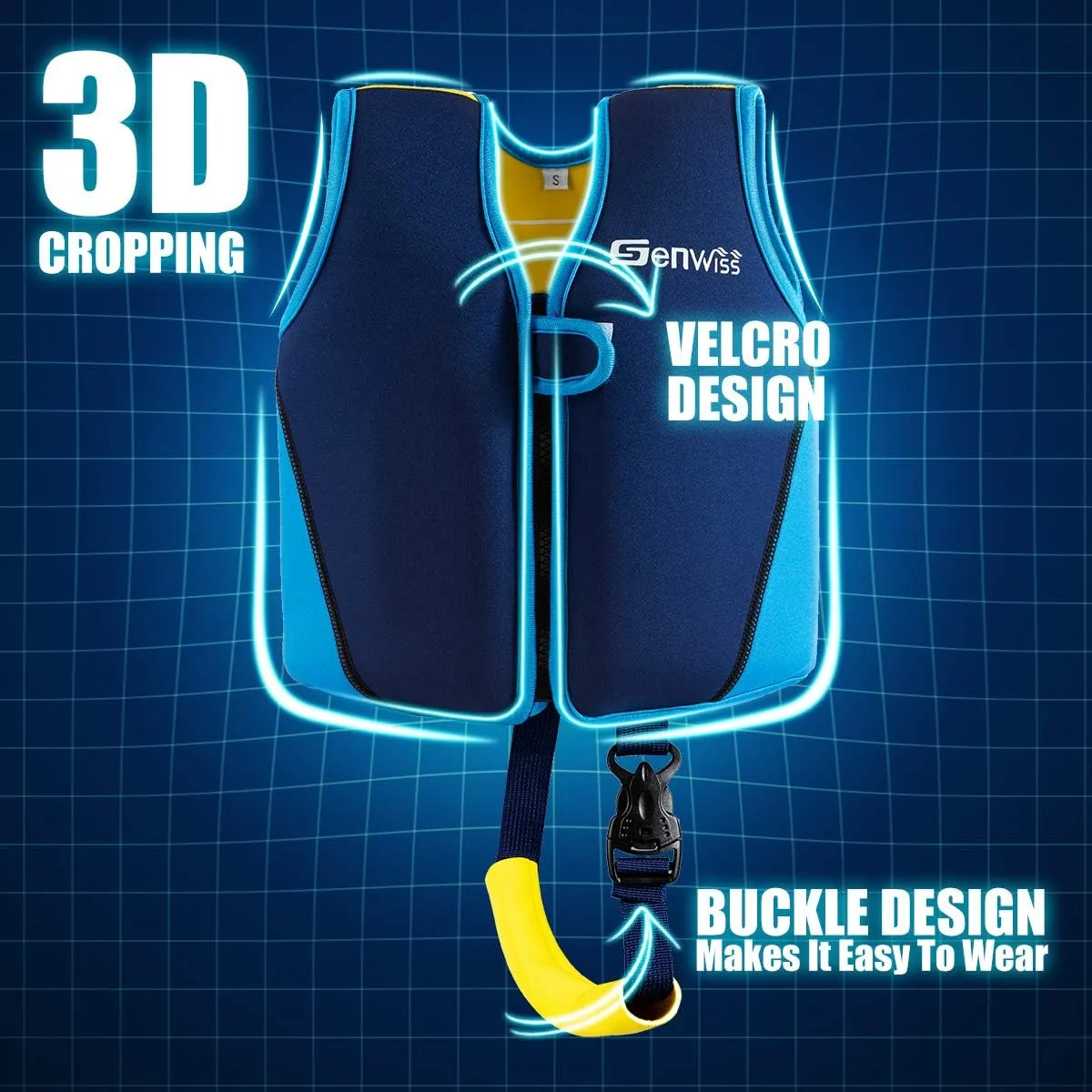 Baby Girl Swim Vest Toddler Swim Vest for Age 18 Months - 2 Years Baby Toddler Fit 20-28 lbs