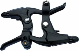 BlueSunshine 1 Pair Universal Full Aluminum Alloy Bicycle Brake Handle Mountain Road Bike V-Type Brake Lever 2.2cm Diameter (Brake)