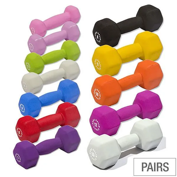 Body-Solid Tools Neoprene Dumbbells 1-10 lb.
