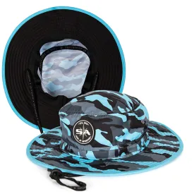Bucket Hat | Aqua Military Camo PreOrder