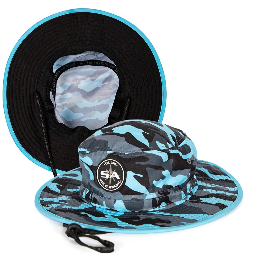 Bucket Hat | Aqua Military Camo PreOrder