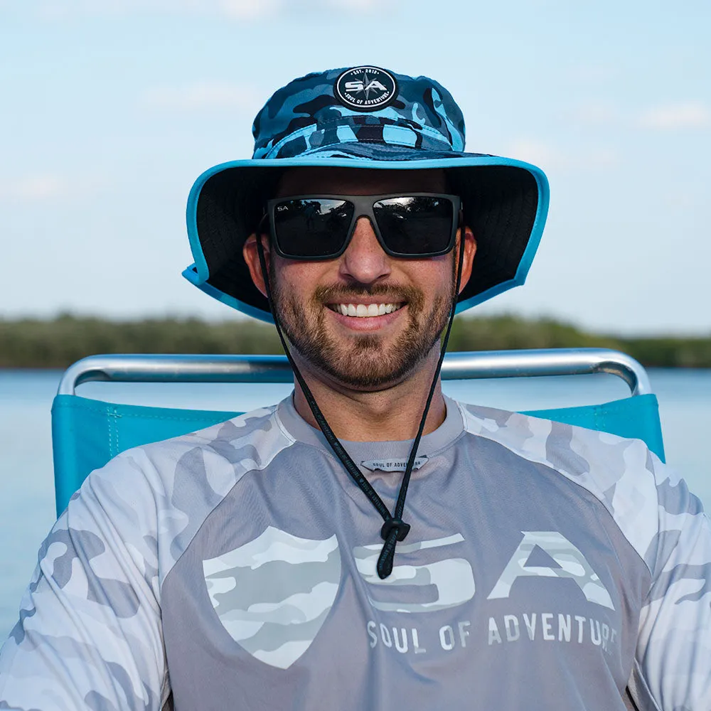 Bucket Hat | Aqua Military Camo PreOrder