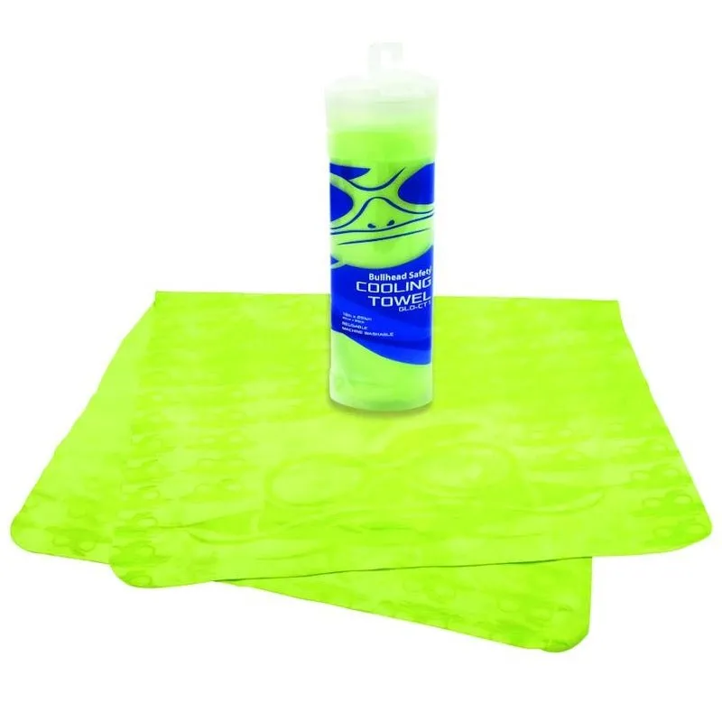 Bullhead Safety Hi-Visibilty Cooling Towel, 16" x 25.5"