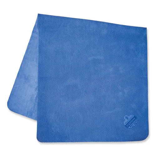 Chill-its 6601 Economy Evaporative Pva Cooling Towel, 29.5 X 13, One Size Fits Most, Pva, Blue, Ships In 1-3 Business Days