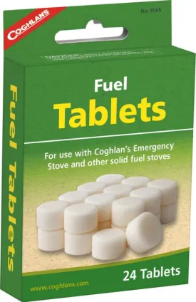 Coghlans Solid Fuel Tablets 24 Pack - Round