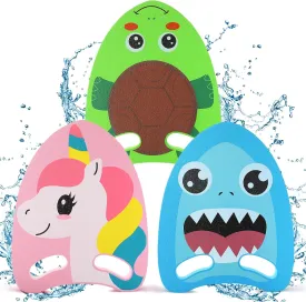Cute Swimming Aid Kickboard - Swim Training Auxiliary Board, with Handrail Holes, for Beginners Children Practising Summer Pool Party