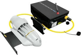 Electric Power Fin with Battery Case, Underwater Thruster Brushless Motor for SUP, Surf, Kayak, Stand Up, Paddle Board DC 12V 24V for Inflatable,Paddle Boards,Fishing Boats