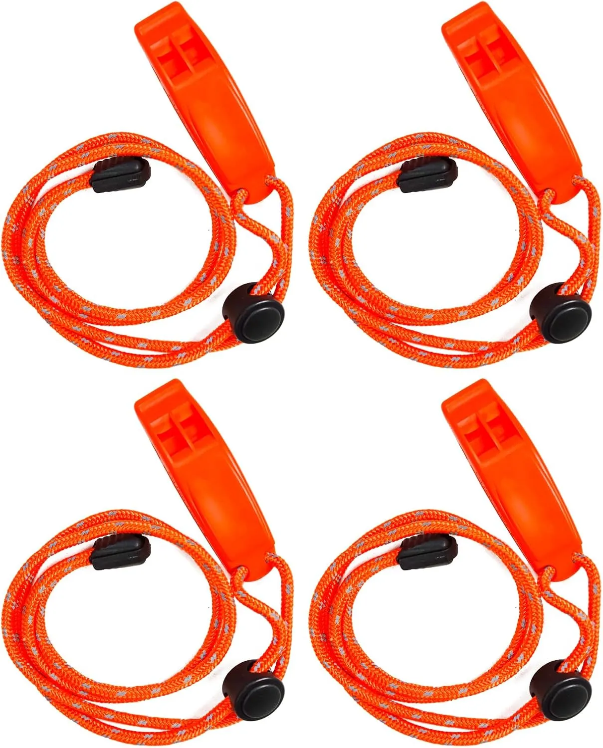 Emergency Whistles| Whistles for Adults Emergency with Adjustable Reflective Lanyard|120DB Sound Power for Kayak|Life Jacket|Boating|Fishing Boat|Camping|Hiking|Hunting|