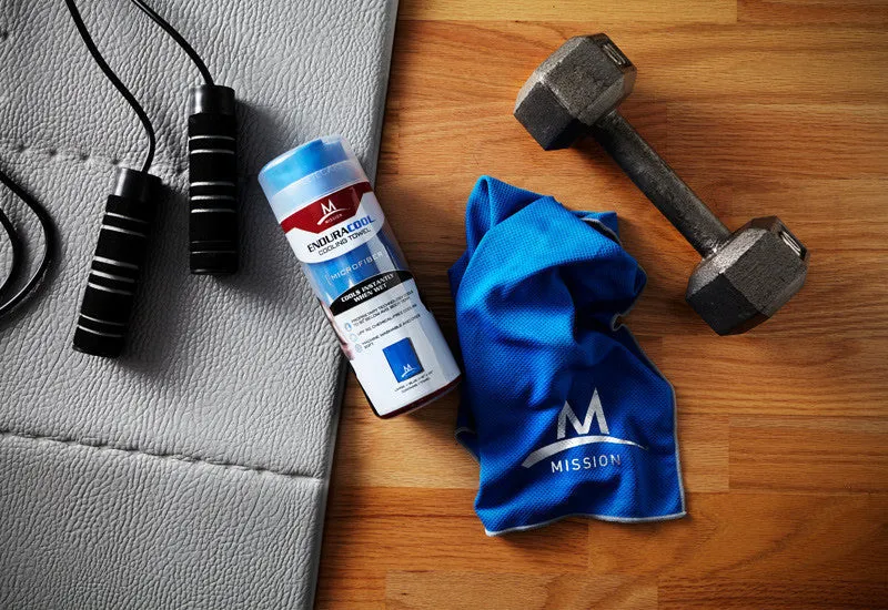 Enduracool Techknit Cooling Towel | Charcoal Space Dye