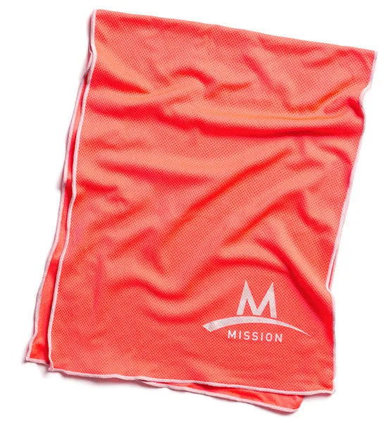 Enduracool Techknit Cooling Towel | Hi Vis Coral