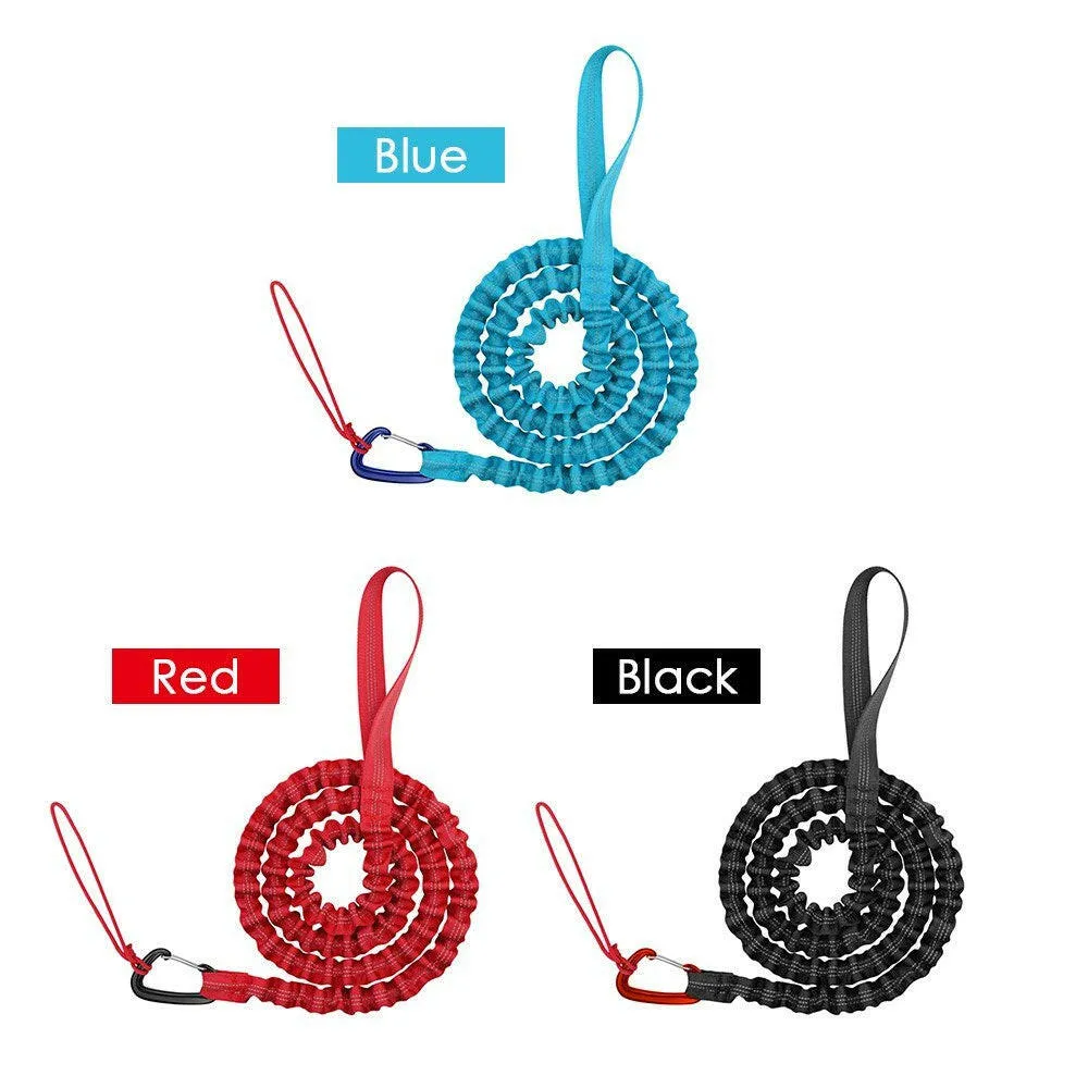 Extra Strong Bike Bungee Tow Rope Heavy Duty  Towing Pull Cable with Carabiner Van Mountain Bike Parent-Child Rally Rope Cycling Strength Pull Strap