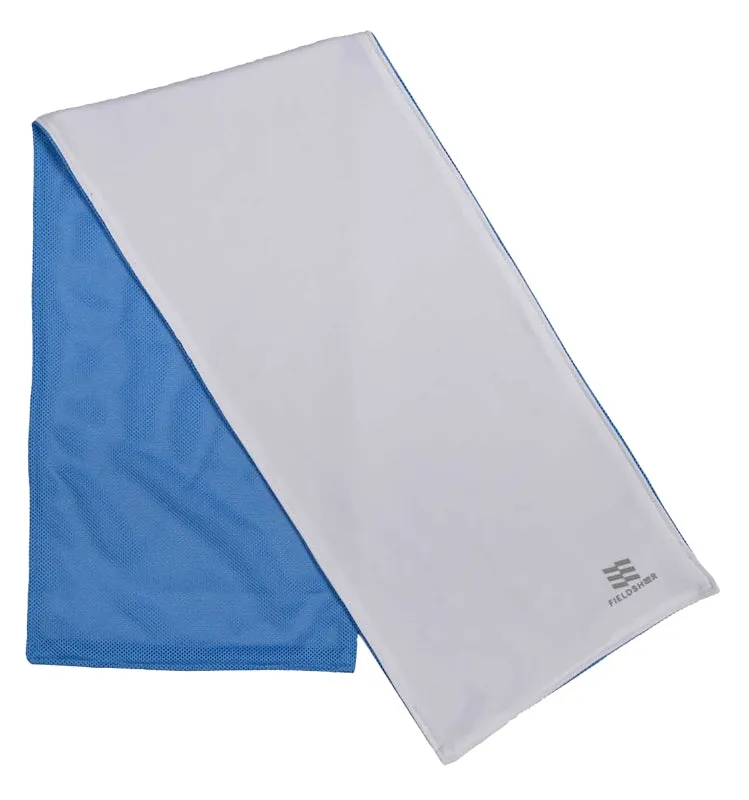 Fieldsheer Mobile Cooling Series MCUA01080021 Hydrologic Towel, 31 in L, 7.8 in W, Polyester/Spandex, Light Blue :EA: QUANTITY: 1