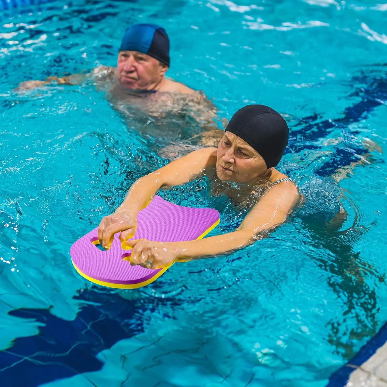 Kickboard Swimming Training Kick Board U Design Summer Aid Float Equipment EVA Foam with Integrated Hole Handle for Water Pool Accessories