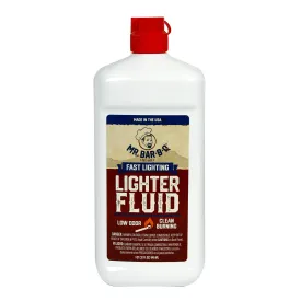 Mr Bar-B-Q Fast Lighting Lighter Fluid Low Odor Clean Burning For Charcoal 1 QT