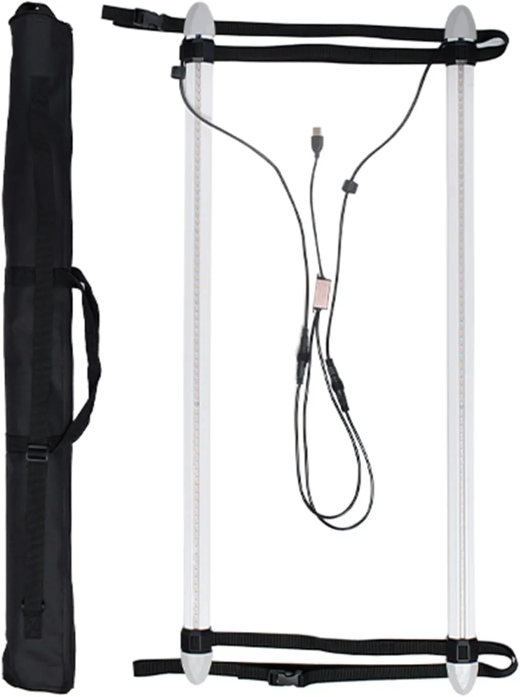 Paddleboard LED lights Rechargeable Adjustable Straps Remote Control, Carry Bag, 1200-2000 lumen