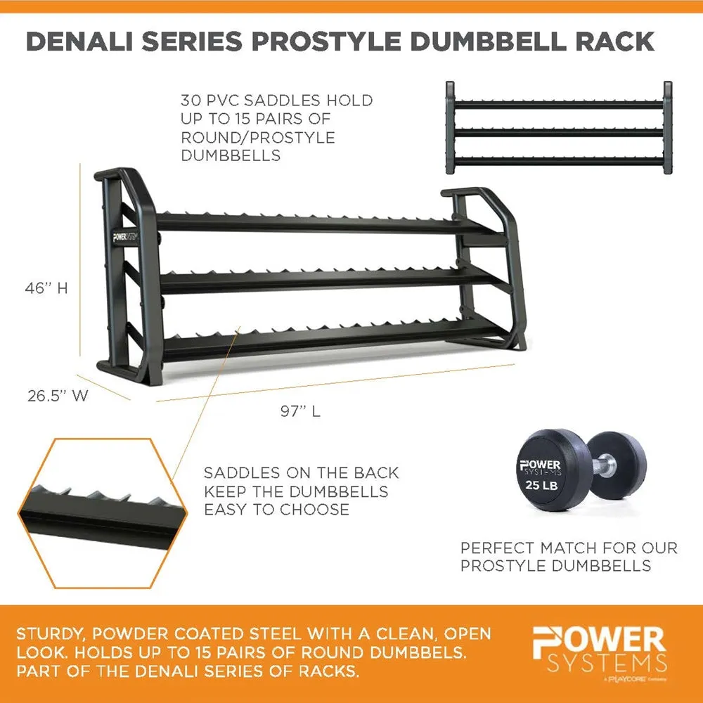 Power Systems Denali Series ProStyle Dumbbell Rack