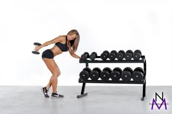 Powertec WB-DR16 Two-Tier Dumbbell Rack