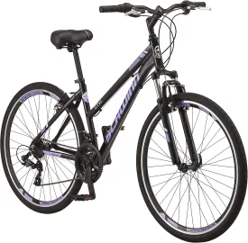 Schwinn GTX Comfort Adult Hybrid Bike, Men and Women, Dual Sport Bicycle, 700c Wheels, Step-Through or Step-Over Lightweight Aluminum Frame