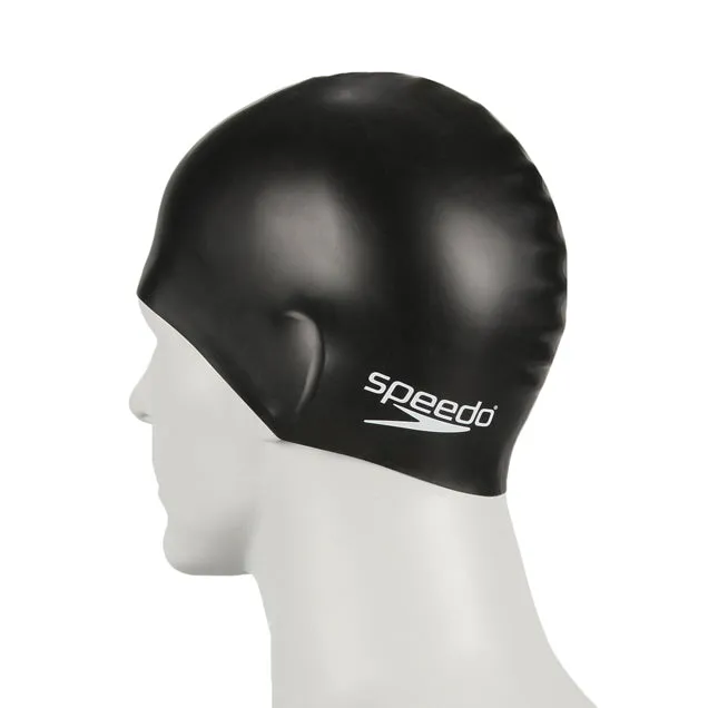 Speedo Silicone Swim  Jnr Caps Black