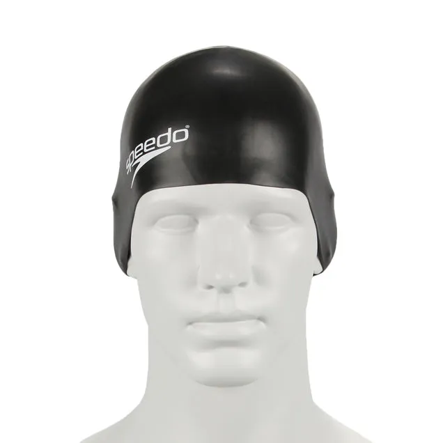 Speedo Silicone Swim  Jnr Caps Black