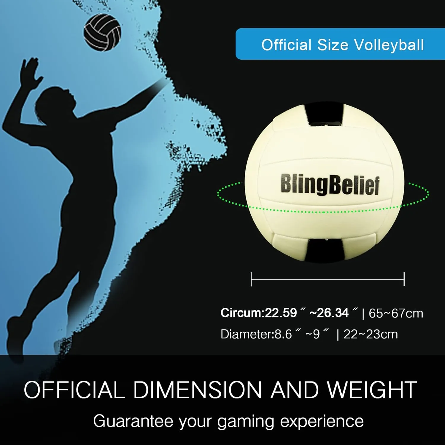 Super Bright Glow in The Dark Baseball,Soccer Ball,Volleyball,Football, Light Up Luminous Baseball, Official Size and Weight Football, Recreational Use Practice Volleyball