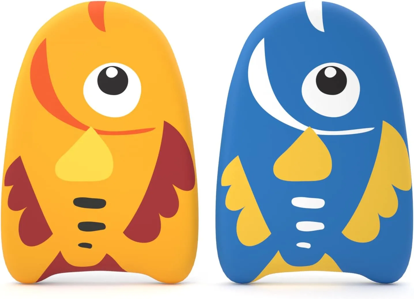 Swimming Kickboards for Swimming Training Learn to Swim Pool Foam Floating Board - A Shaped Smiling Fishes (17" x 12")