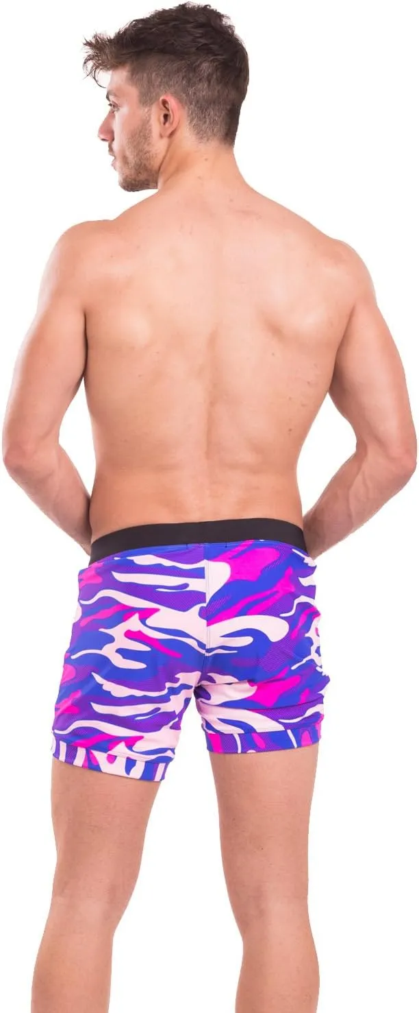 Taddlee Men Swimwear Swimsuits Solid Basic Long Swim Boxer Trunks Board Shorts