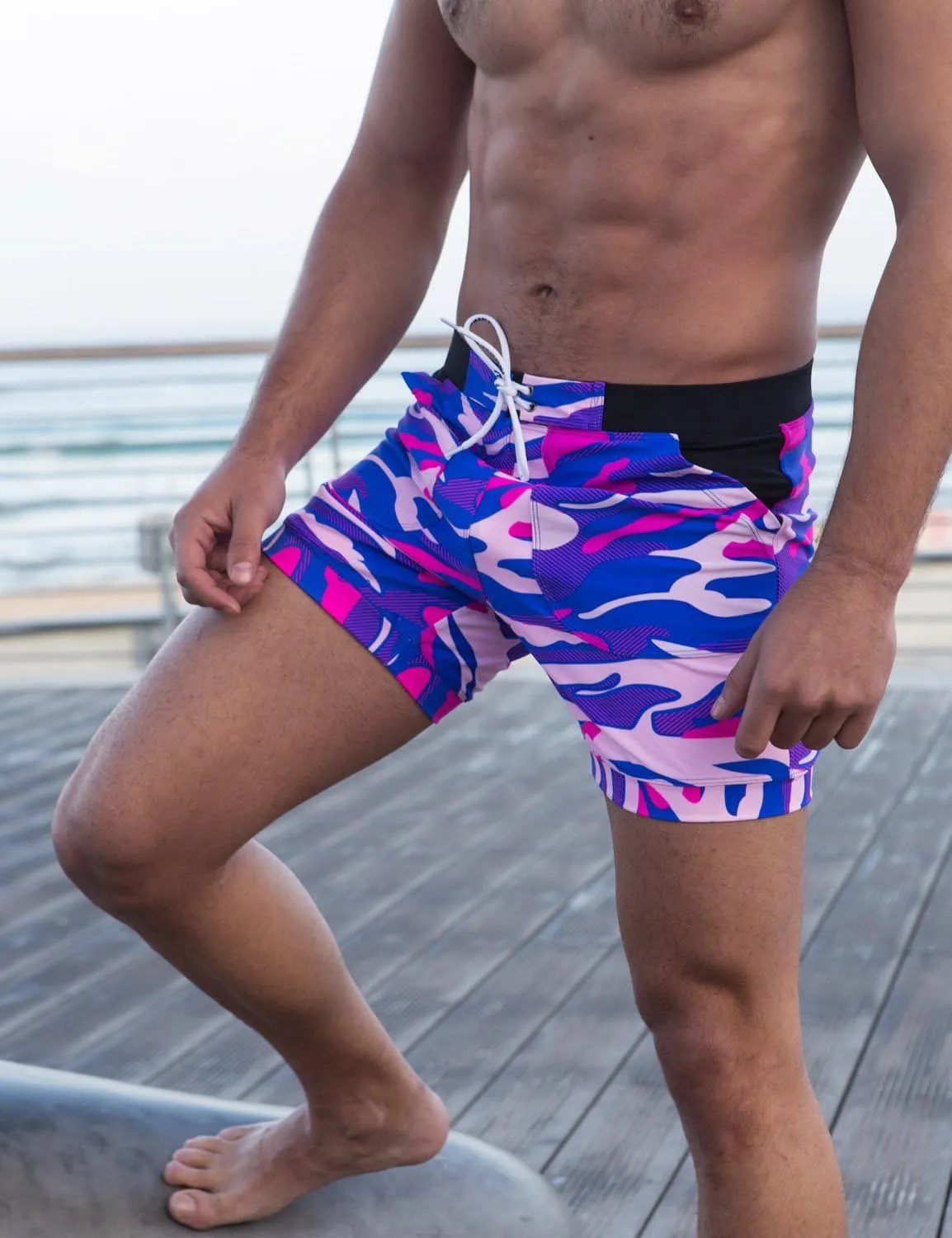 Taddlee Men Swimwear Swimsuits Solid Basic Long Swim Boxer Trunks Board Shorts