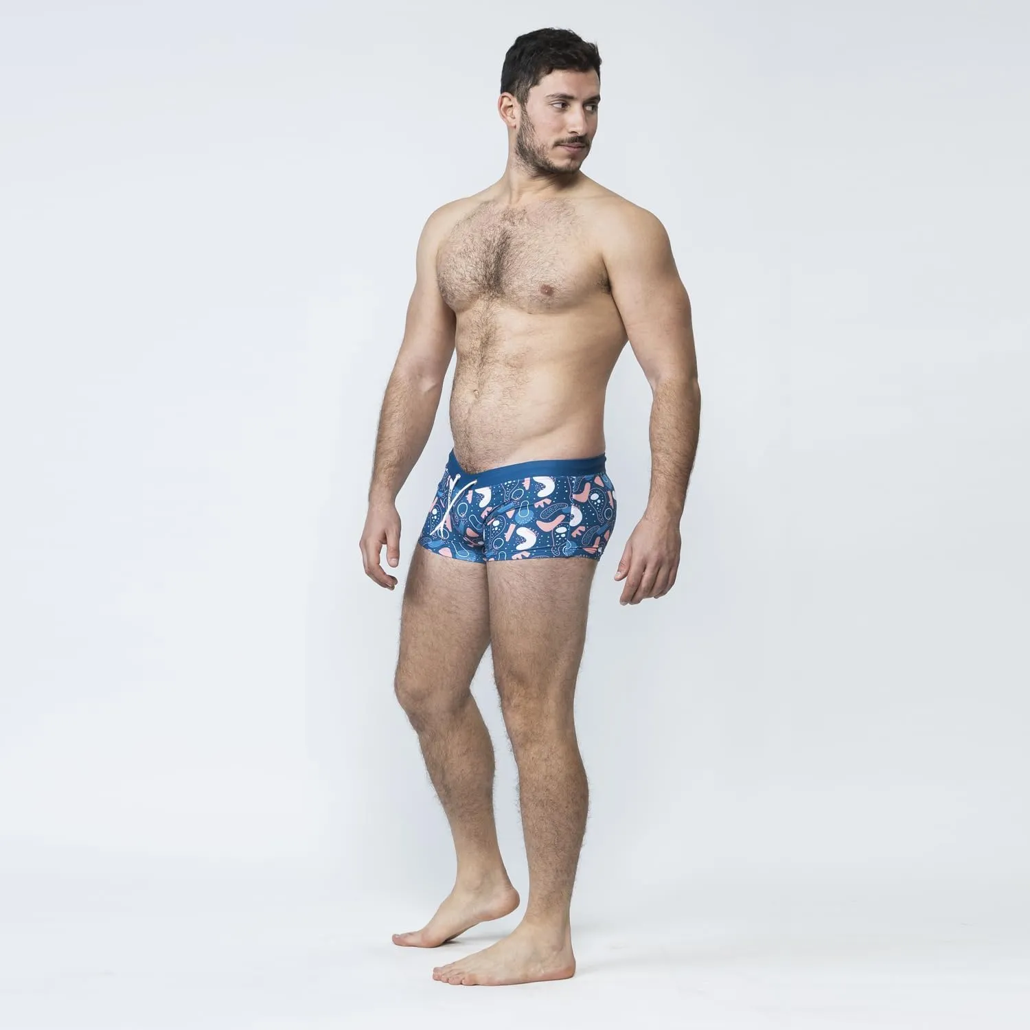 Taddlee Sexy Swimwear Men's Swimsuits Swim Boxer Briefs Square Cut Bathing Suits