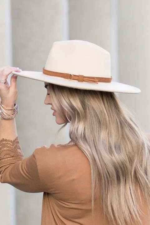 Wide Brim Banded Tassel Panama Hat