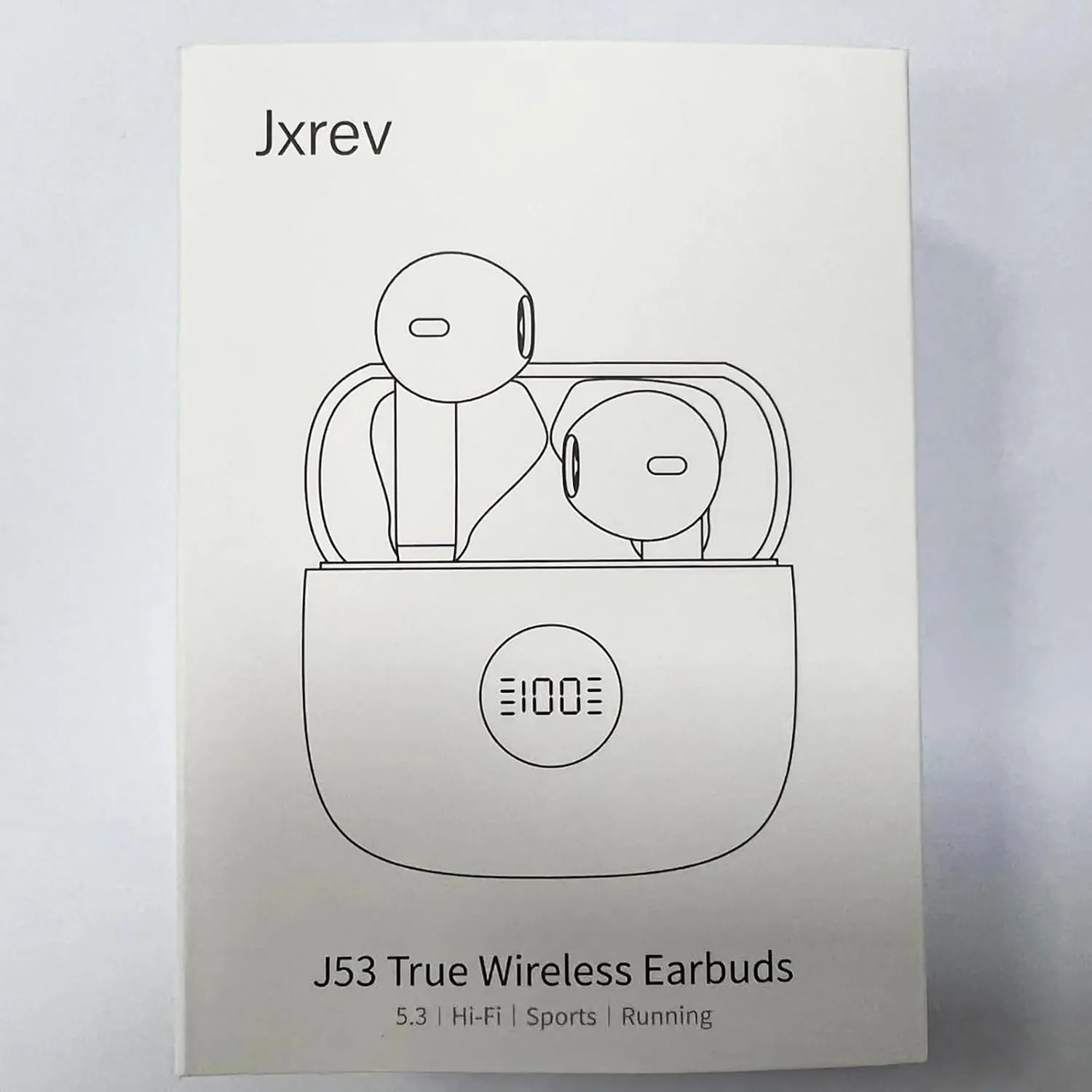 Wireless Bluetooth 5.4 Earbuds, Ear Buds LED Power Display Headphones 6D Stereo, Bluetooth Earbuds in-Ear Noise Cancelling Mic, 40H Playback Mini Case IP7 Waterproof Sports Earphones for Android iOS