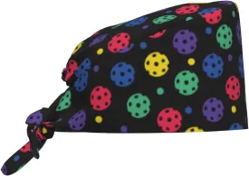 Working Cap Scrub Cap with Sweatband Adjustable Unisex Women Tie Back Hat Nurse Surgical Caps