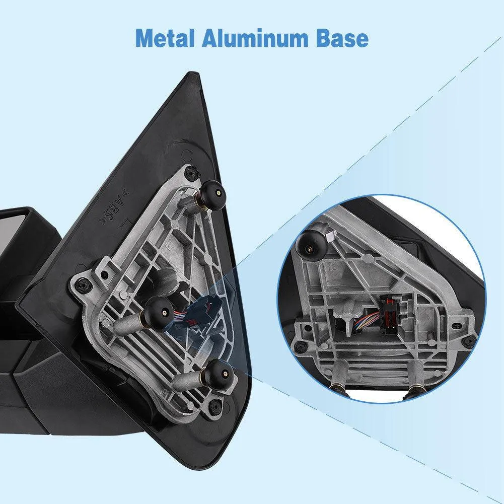 YITAMOTOR® Towing Mirrors For Ford 2004 - 2006 F150 Series Pickup Power Heated LED Turn Signal Puddle Light