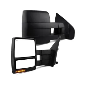 YITAMOTOR® Towing Mirrors For Ford 2004 - 2006 F150 Series Pickup Power Heated LED Turn Signal Puddle Light