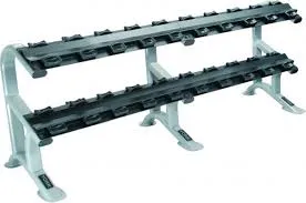 York ETS 2 Tier Saddle Rack for Pro Dumbbells