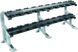 York ETS 2 Tier Saddle Rack for Pro Dumbbells
